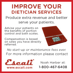 Escali - Improve your dietitian services