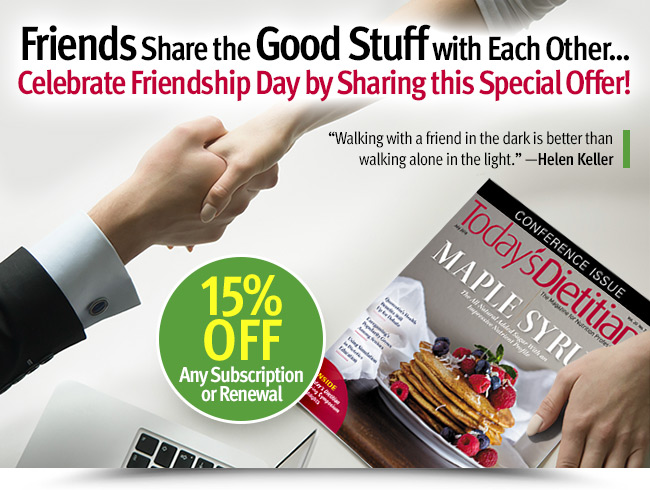 Friends Share the Good Stuff with Each Other. Celebrate Friendship Day by Sharing this Special Offer!