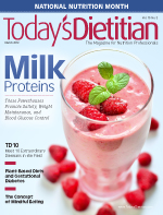 Today's Dietitian Cover - Milk Protein