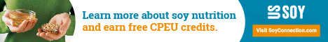US Soy | Learn more about soy nutrition and earn free CPEU credits. Visit: https://www.soyconnection.com/continuing-education/education-credits