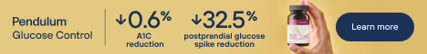 Pendulum Glucose Control | 0.6% A1C reduction - 32.5% postprandial glucose spike reduction | Learn More: