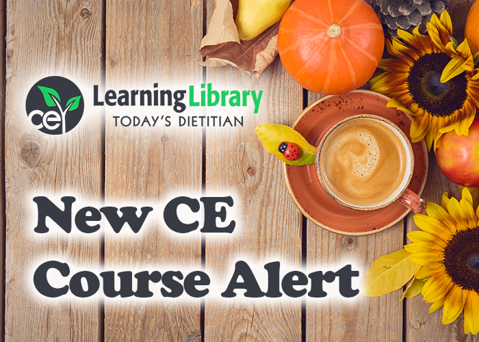 New CE Course Alert