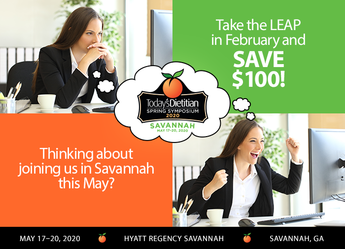 Thinking about joining us in Savannah this May? Take the leap in February and SAVE $100! | May 17-20, 2020, Hyatt Regency Savannah, Savannah, GA