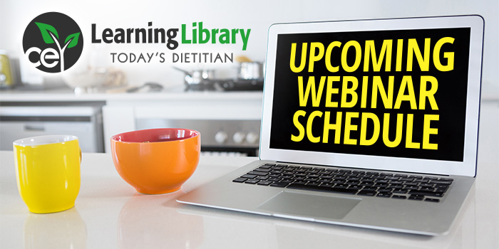 Upcoming Webinar Schedule
